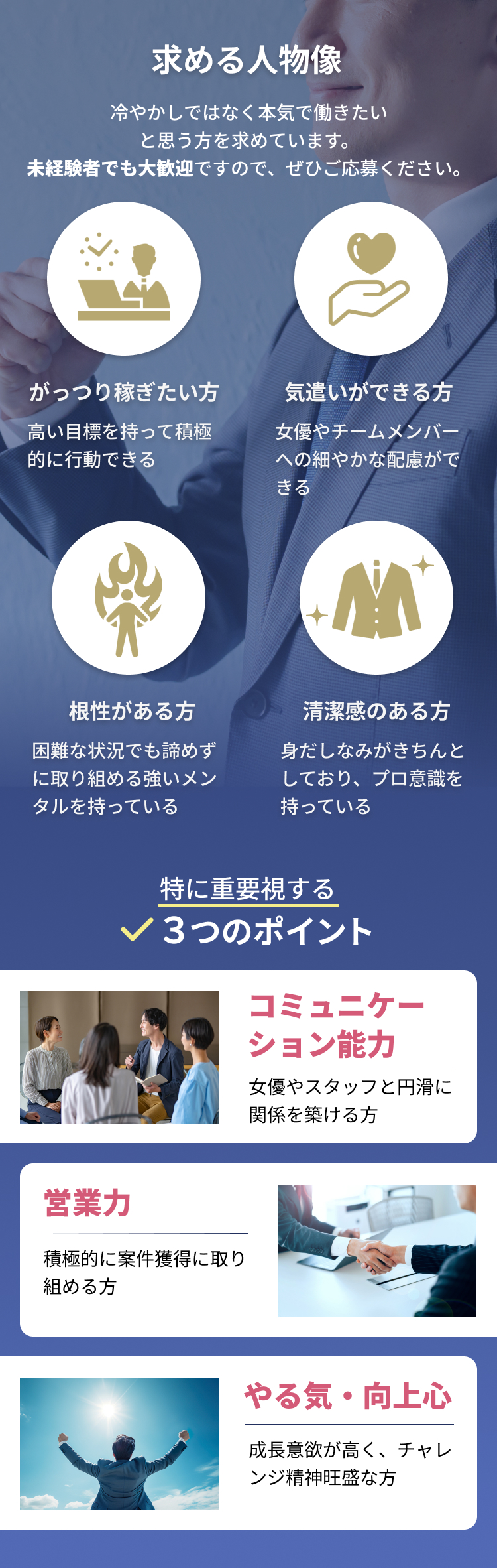 求める人物像
